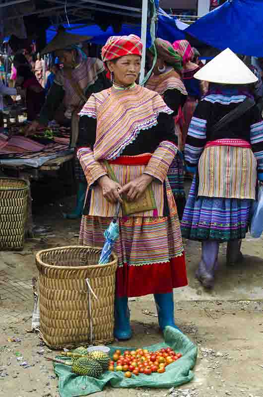 283 - Vietnam - Bac Ha - mercado